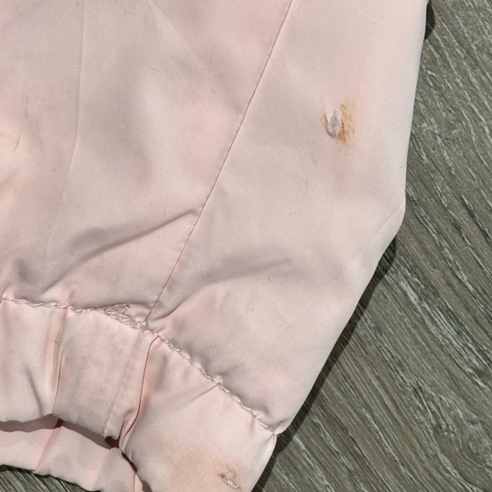 Abercrombie & Fitch Girls Size 9 10 Lined Windbreaker Jacket Blue Pink - Picture 6 of 14